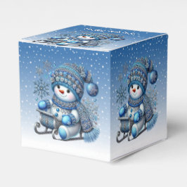 Snowman Weihnachts-Geschenkboxen Geschenkschachtel