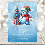 Snowman Weihnachts-Party Einladung<br><div class="desc">Lade deine Freunde und Lieben mit dieser Weihnachtsmannmütze tragenden Weihnachtsweihnachtsfeier-Party Einladung in einen unvergesslichen Abend ein,  der voller Freude,  Lachen und festlichem Beifall ist. Diese Einladung bietet komfortable Vorlagen,  die es Ihnen erlauben,  die wesentlichen Details zu ergänzen. Sie haben auch die Möglichkeit,  herunterzuladen,  wenn Sie ein digitales Format bevorzugen.</div>