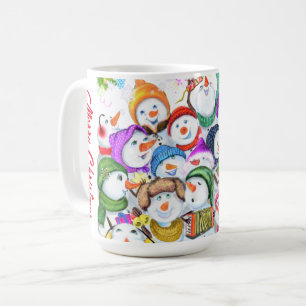 Snowman Weihnachts-Party-Tasse Kaffeetasse