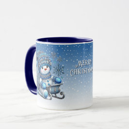 Snowman Weihnachts-Tasse Tasse