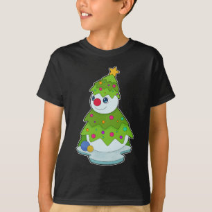 Snowman Weihnachtsbaum T-Shirt