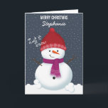 Snowman Winter Wonderland Feiertagskarte<br><div class="desc">Schneemann Winter Wonderland lassen Sie es schnee, lassen Sie es schnee, lassen Sie es schnee. Feiern Sie die Saison mit diesem lustigen und skurrilen Winterthema. Dieses winterliche Design besteht aus einem lustigen, liebevollen Schneemann und zwei fröhlichen Kindern, die in ihren wärmsten Winterschwitzen gekleidet sind. Mit den passenden Accessoires, Geschenken, Gastgeschenke...</div>
