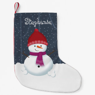 Snowman Winter Wonderland Kleiner Weihnachtsstrumpf