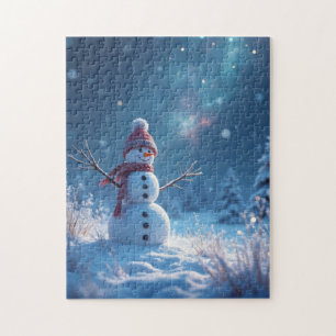 Snowman Winter Wonderland Puzzle
