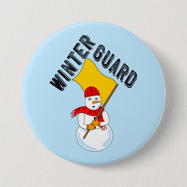 Snowman Wintergarde Button (Vorderseite)