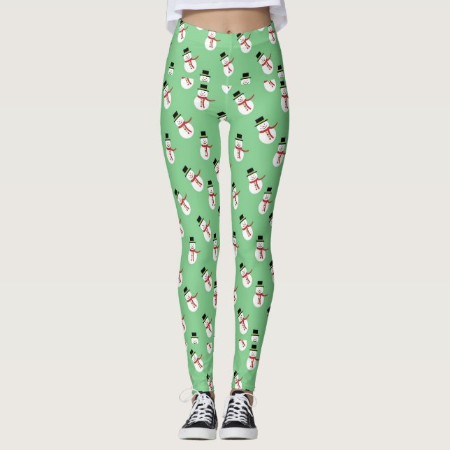 Snowman Women's Leggings (Vorderseite)