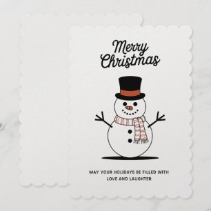 "Snowman Wonderland Christmas Cards" Feiertagskarte