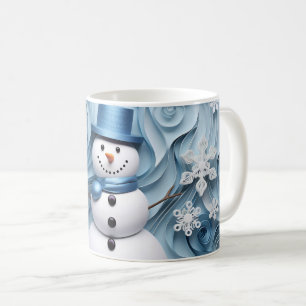 Snowman Wonderland Weihnachtsfeiertage Tasse
