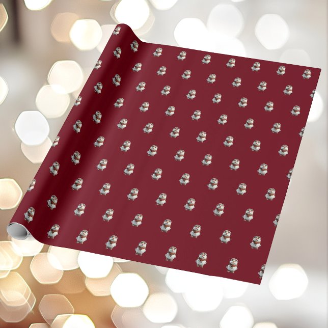 Snowman Wrapping Paper Geschenkpapier (Von Creator hochgeladen)