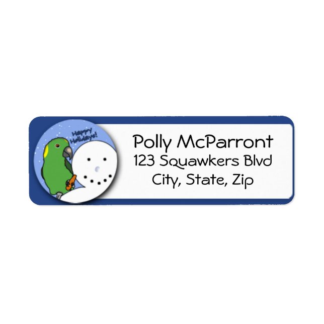 Snowman Yellow Naped Amazon (Vorne)