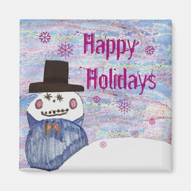 Snowmanmagnet Magnet (Vorne)