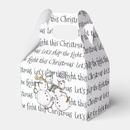 Snowmannkampf Geschenkschachtel