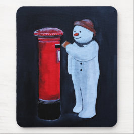 Snowman's Letter to Santa Painting by Alfred Fox Mousepad