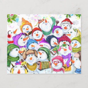 Snowmans Weihnachtsgeschenk für Flyer