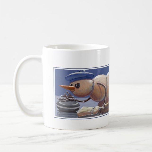 Snowmen auf Eis-Tasse Tasse (Links)