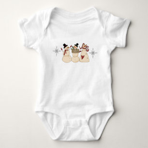 Snowmen Baby Shirt