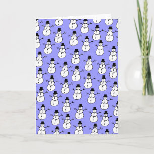 Snowmen Card Feiertagskarte