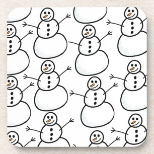 Snowmen Getränkeuntersetzer