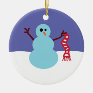Snowmen Gone Wild Keramik Ornament