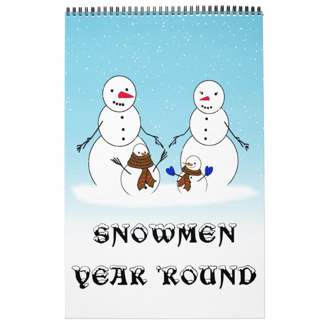 SNOWMEN JAHR "RUND KALENDER (Titelbild)