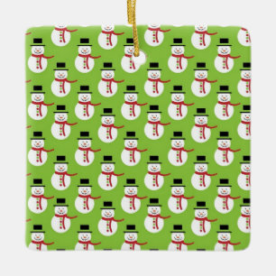Snowmen Keramik Ornament