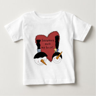 Snowmen Melt mein Herz Tshirts und Geschenke