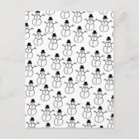 Snowmen Postcard