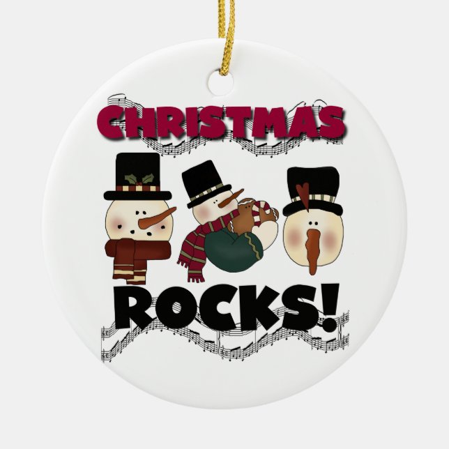 Snowmen Weihnachtsgesteine Keepake Ornament (Vorne)