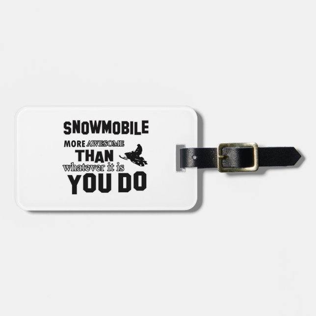 Snowmobile fantastischer gepäckanhänger (Vorderseite horizontal)