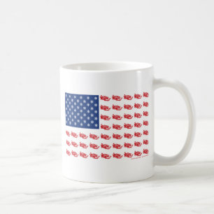 Snowmobile-Flagge Tasse