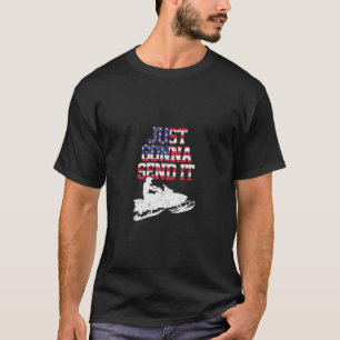Snowmobile Just Gonna senden Sie es lustig Motor S T-Shirt