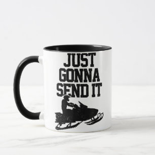 Snowmobile Just Gonna senden Sie es lustig Motor S Tasse