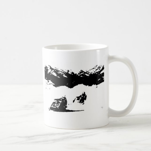 Snowmobile-laufende Auflehnung Kaffeetasse (Rechts)