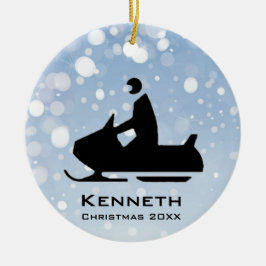 Snowmobile Ornament