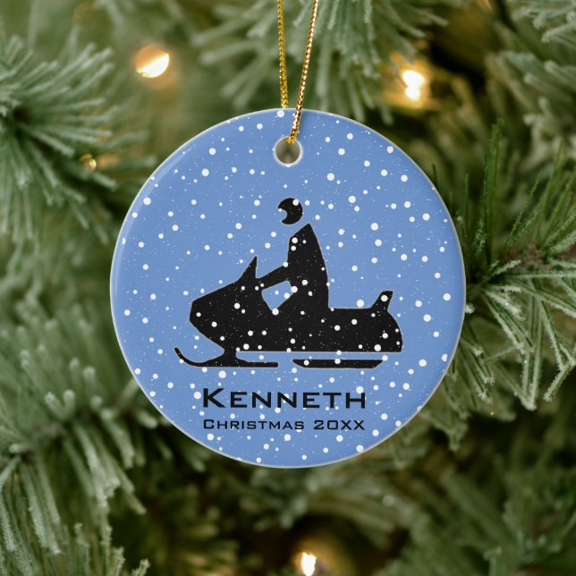 Snowmobile Ornament (Baum)
