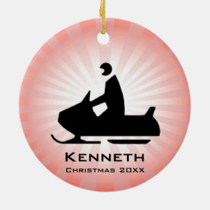 Snowmobile Ornament