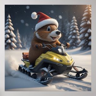 Snowmobile Poster
