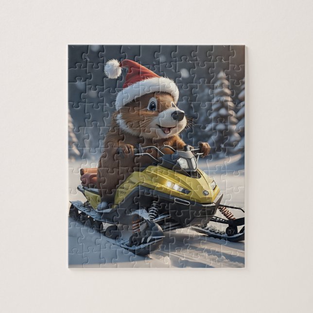 Snowmobile Puzzle (Vertikal)