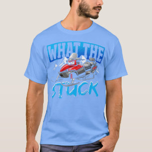 Snowmobile Riding Design für ein Snowmobiler T-Shirt