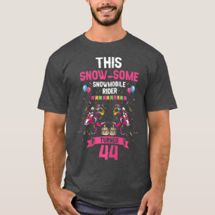 Snowmobile Riding Design und Snowmobiler Bi T-Shirt