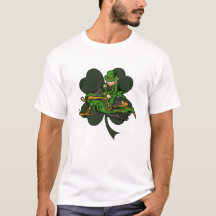 Snowmobiler Leprechaun St. Patrick's Day