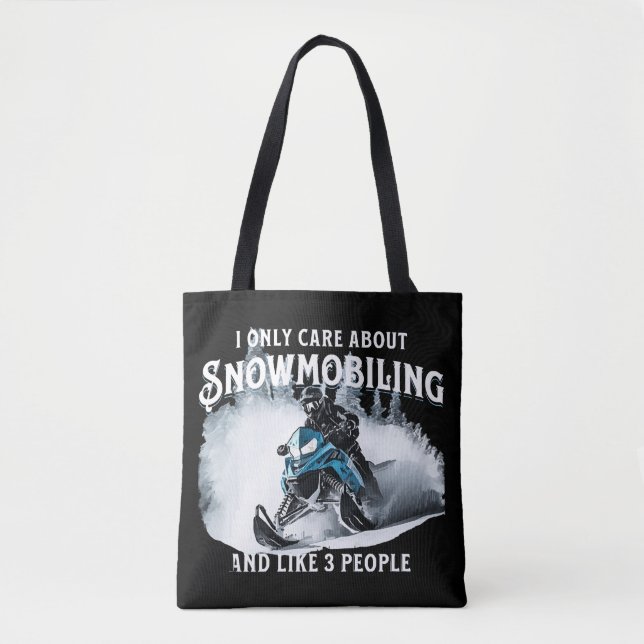 Snowmobiling Funny Snowmobile (Vorderseite)
