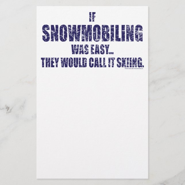 Snowmobiling-is-EASY[1] Briefpapier (Vorderseite)