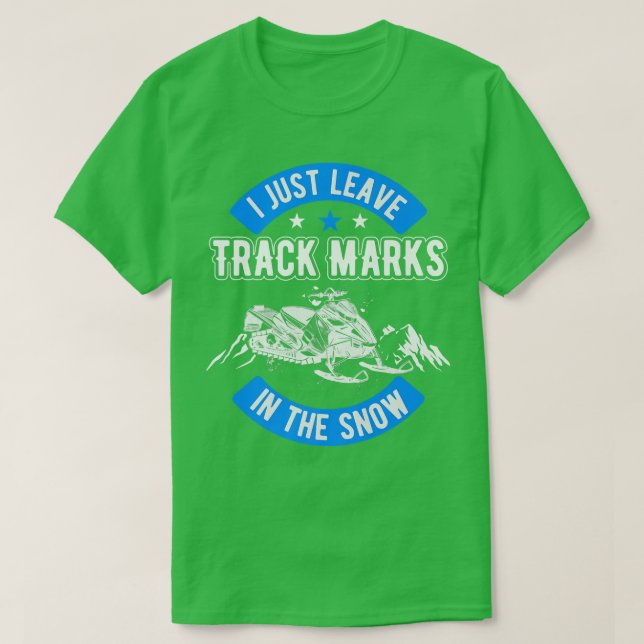 Snowmobiling Snowmobile Riding Snow Lover  T-Shirt (Design vorne)