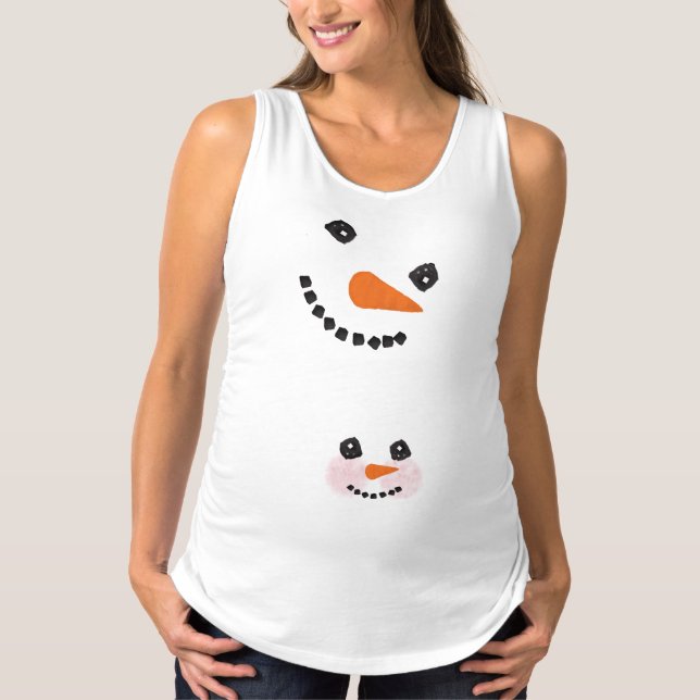 Snowmommy and Baby von Leslie Harlow T-Shirt (Vorderseite)