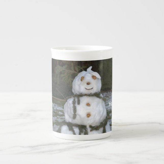 Snownan Dressed Up Knochen China Tasse (Vorderseite)