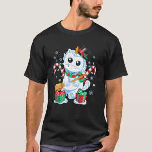 Snownicorn Girls Niedlich Snowman Unicorn X- T-Shirt