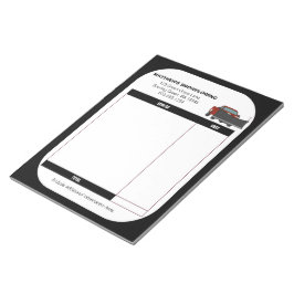 Snowpflügen Snow Plough Business Receiver Rechnung Notizblock