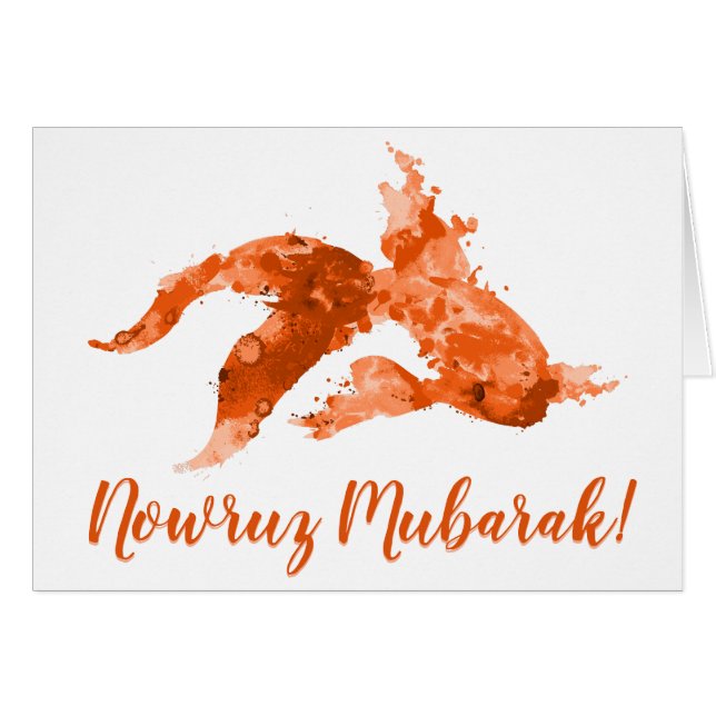Snowruz Mubarak Goldfisch (Vorderseite (Horizontal))