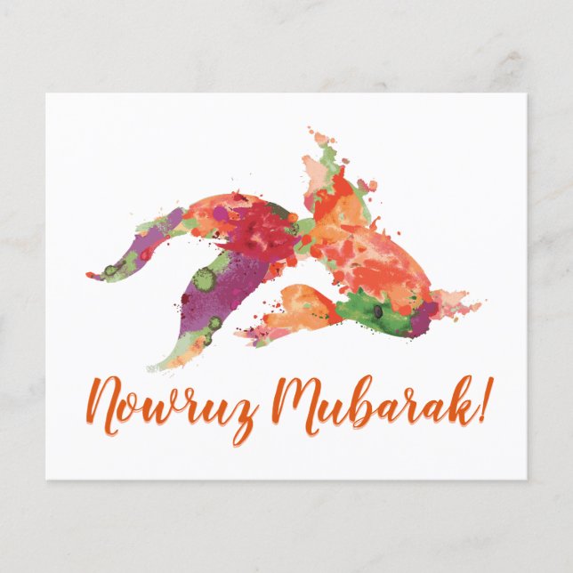 Snowruz Mubarak Goldfisch (Vorderseite)
